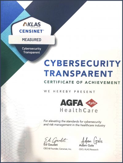 klas censinet award cybersecurity transparent leader