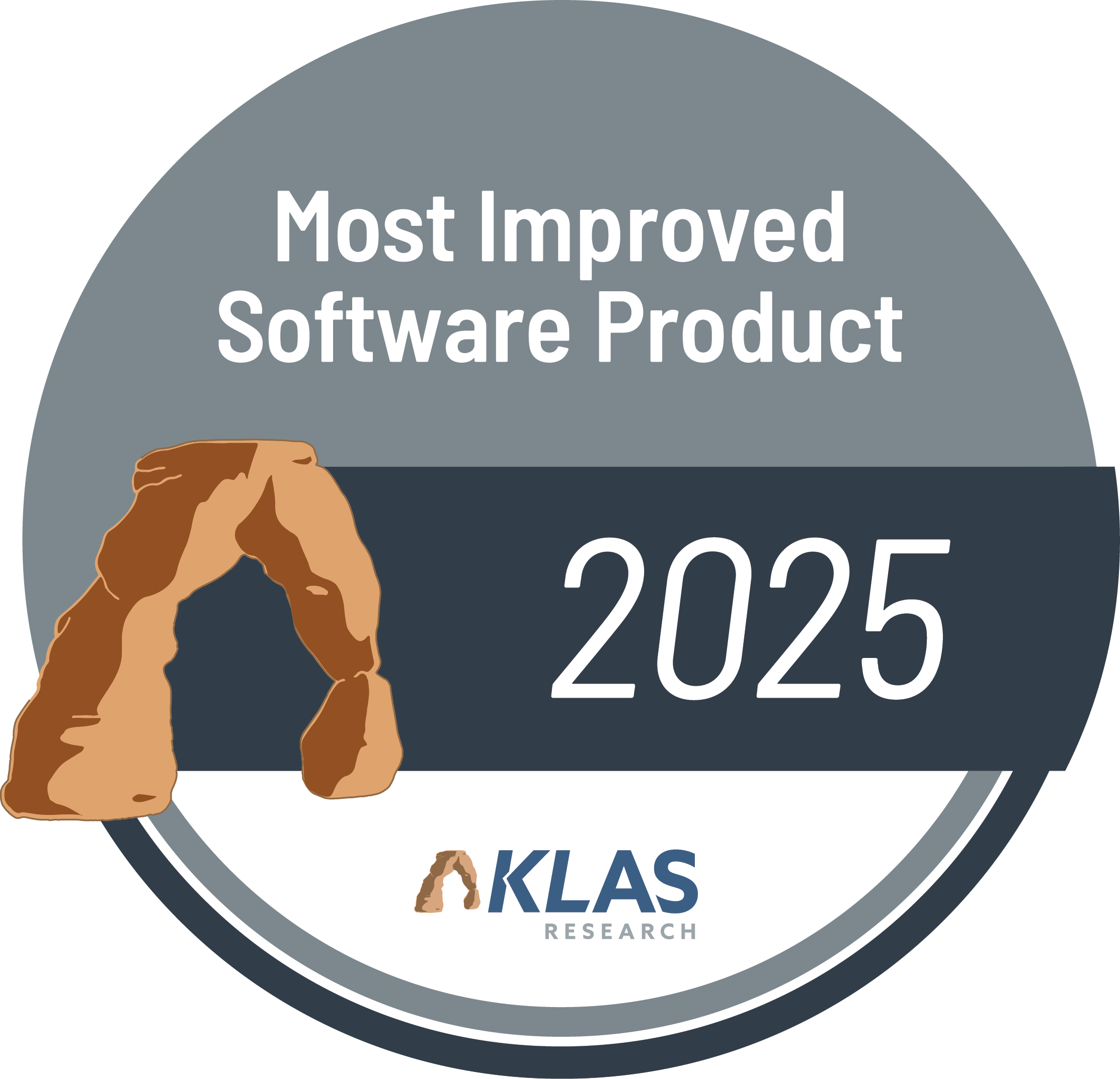 Most Improved Software Product 2025 AGFA KLAS